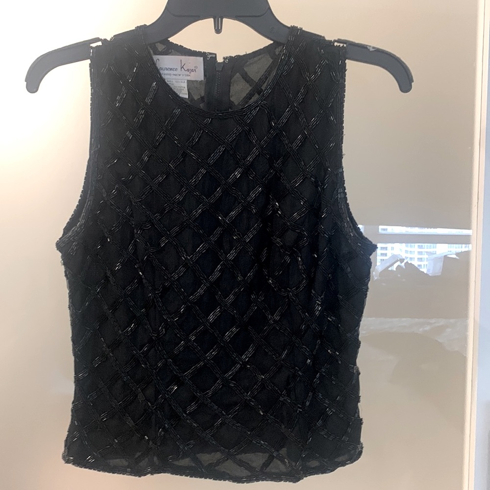 Silk Beaded embellishment top fully-lined hand made